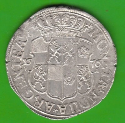 Münze Silber Solms-Hohensolms 60 Kreuzer 1668-1707 sehr selten nswleipzig - Bild 1 von 4