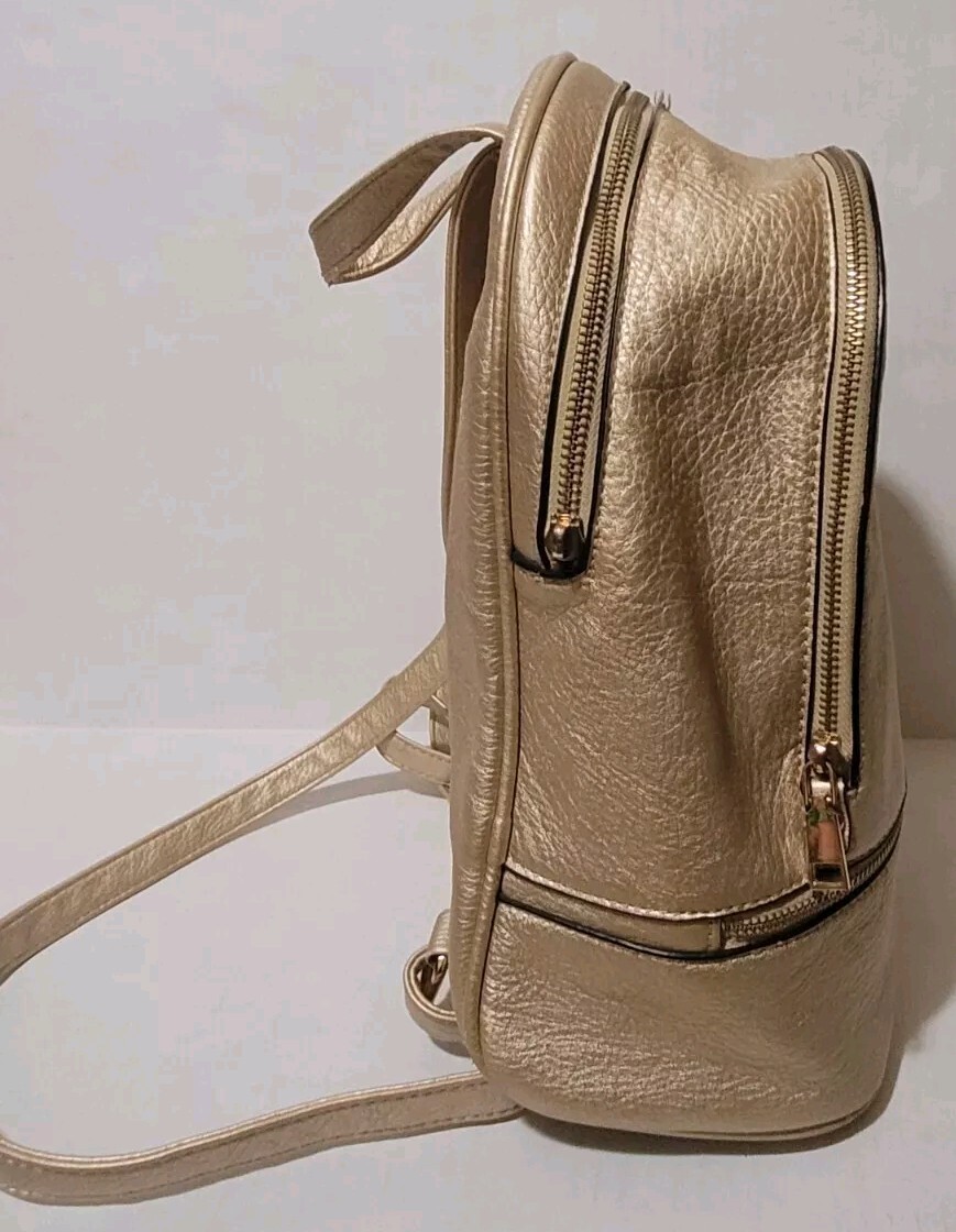 Tous Small Gold Backpack Bear Logo Has Heavy Wear | eBay display picture 1