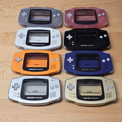 Gameboy Advance GBA OEM Original Replacement Shell w/Button Screws Battery Cover