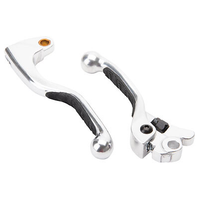 TUSK Aluminum Brake Pedal With Blue CNC Tip For Kawasaki KX85 (2001-2023) | Includes Brake Saver Cable
