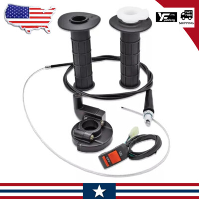 #ad TWIST THROTTLE GRIP CABLE KILL SWITCH FOR COLEMAN CC100X CT200U EX EXR MINI BIKE $12.59