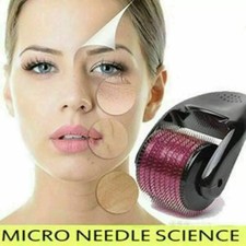 Microneedling Roller Für Zuhause – 540 Titan-Nadeln (0,25 Mm) Für Bartwachstum & Hautglättung