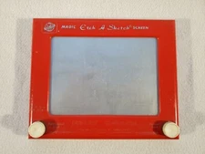 Vintage Red Ohio Art #505 ETCH A SKETCH Screen Toy 