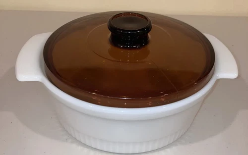 Vintage White Milk Glass Anchor Hocking Fire King 2qt Baking Dish Free Shipping