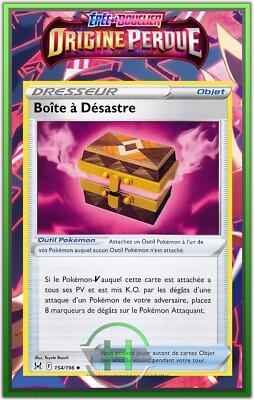 Disaster Box - EB11:Lost Original - 154/196 - Französische Pokemon Karte Neu