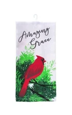 Amazing Grace Cardinal Kitchen Towel (25" x 15")