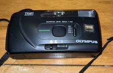 Olympus trip panorma 35mm F4.5 lens, works with the exception of flash.