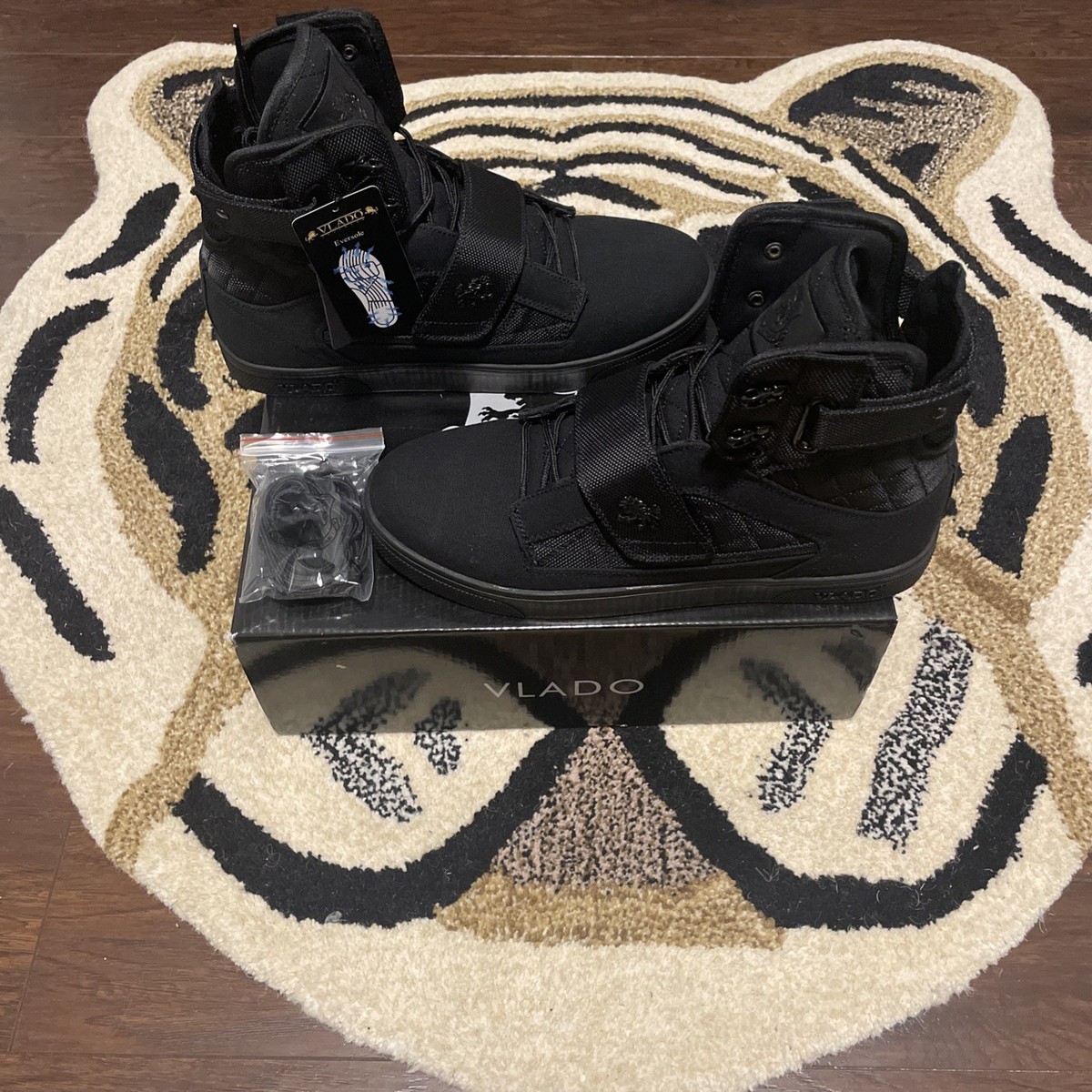 NIB Vlado Footwear Elite Men’s Black Leather Loafer Slip Ons - Size 9.5 Vlado Footwear Men main image 2