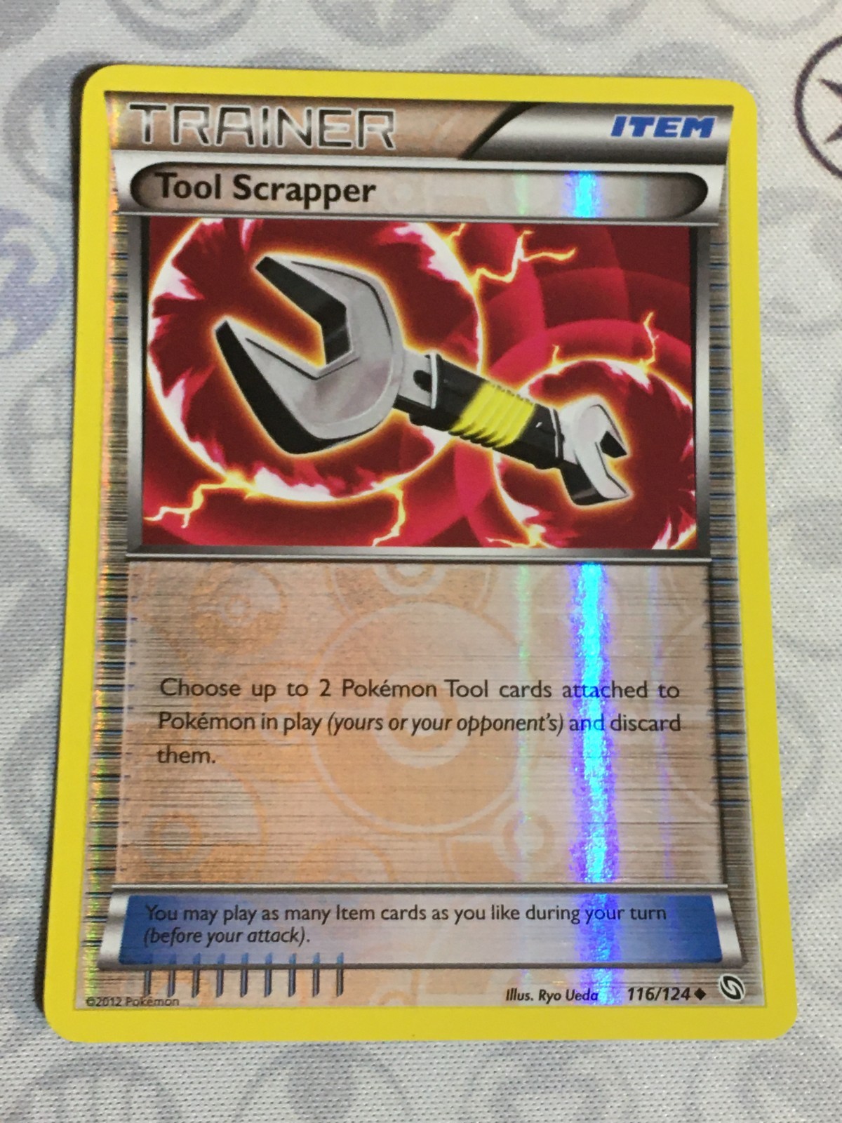 D1411 POKEMON TCG DRAGONS EXALTED TOOL SCRAPPER 116 LP REVERSE HOLO UNCOMMON