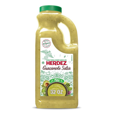 HERDEZ Mild Guacamole Salsa Jug, 32 oz (Pack of 1)