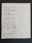 1877 antique MISSISSIPPI CAPIAS clay co PRENTICE COOPWOOD West Point A&B kill — photo 2