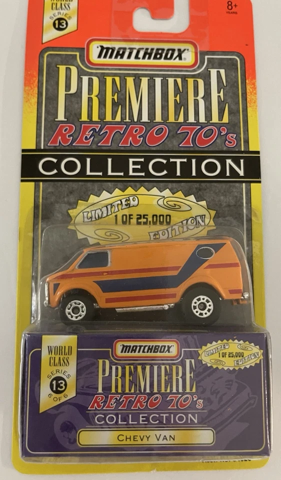 Matchbox Premiere Retro Collection, Set of 3/Chevy Van, Dragon Wheels, Tanzara - Image 2 of 4