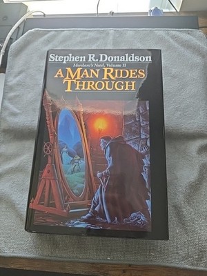 A Man Rides Through Stephen R Donaldson 1987 1st Edition 1st Printing HC/DJ