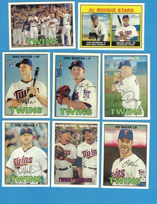 2016 Topps Heritage Minnesota Twins Low & Hi # Master Team Set! SPs Too!
