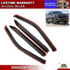 For 1997-2017 Ford Expedition Rain Guards Window Vent Visors Wind Deflector