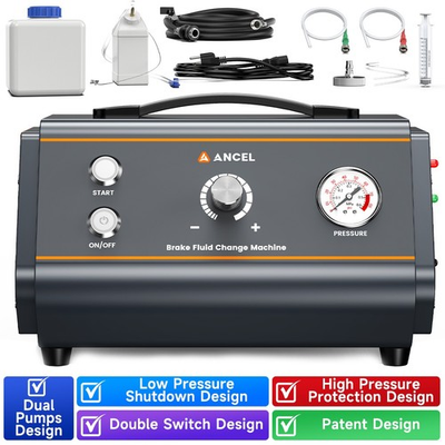 #ad #ad ANCEL BR1000 Dual Pump High Pressure Protection Brake Fluid Bleeder Oil Exchange $224.19