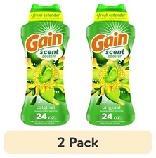 (2 pack) Gain Fireworks In-Wash Scent Booster Laundry Beads, Original Scent, 24