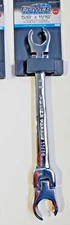 Double Flexible Flare Nut Line Wrench Flex Head SAE 5/8 x 11/16 Screwed on Heads