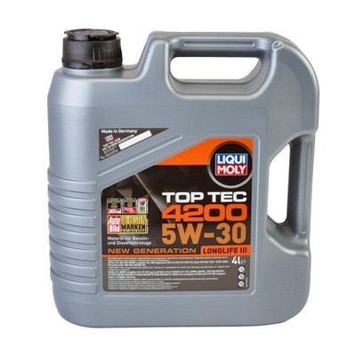 Liqui Moly Top Tec 4200 5W 30 Motoröl 4 L Vollsynthetisch Benzin Diesel
