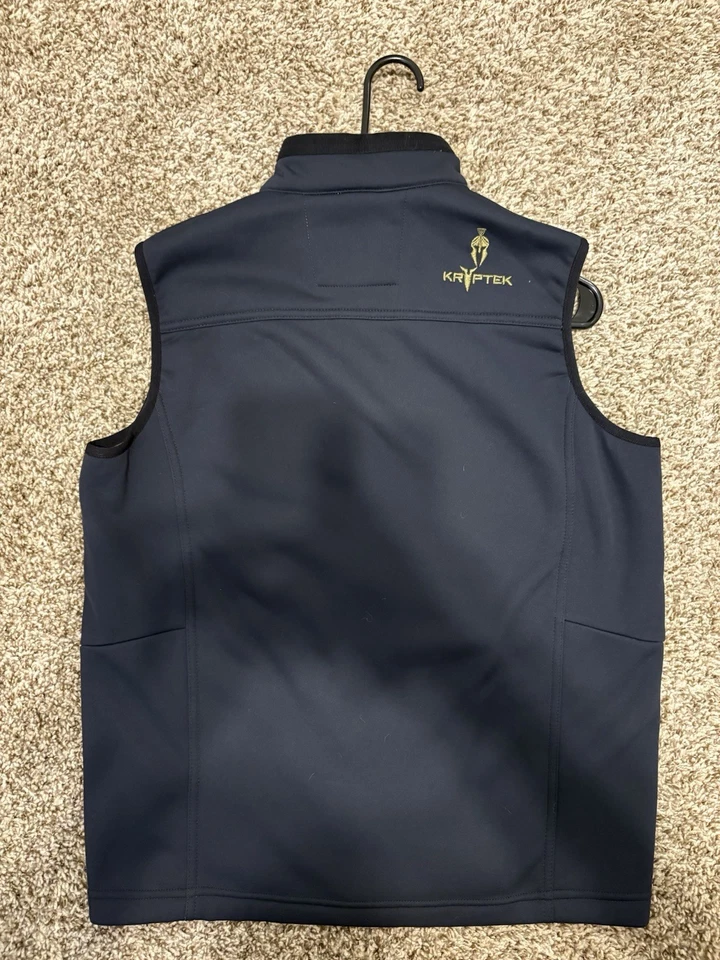 KRYPTEK Cadog Vest, Black With Green Fleece, Size Small - Image 2 of 4