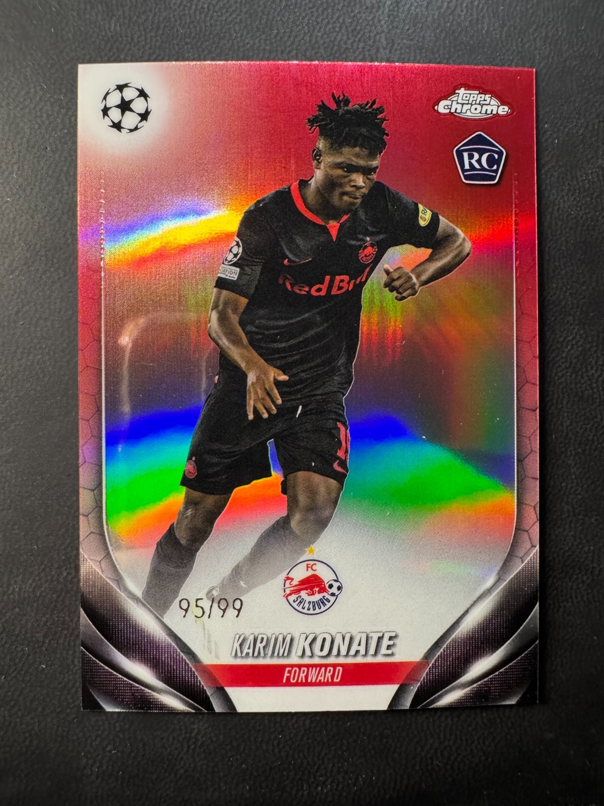 2023-24 Topps Chrome UEFA Club Competitions - Karim Konate #30 Color Match 95/99