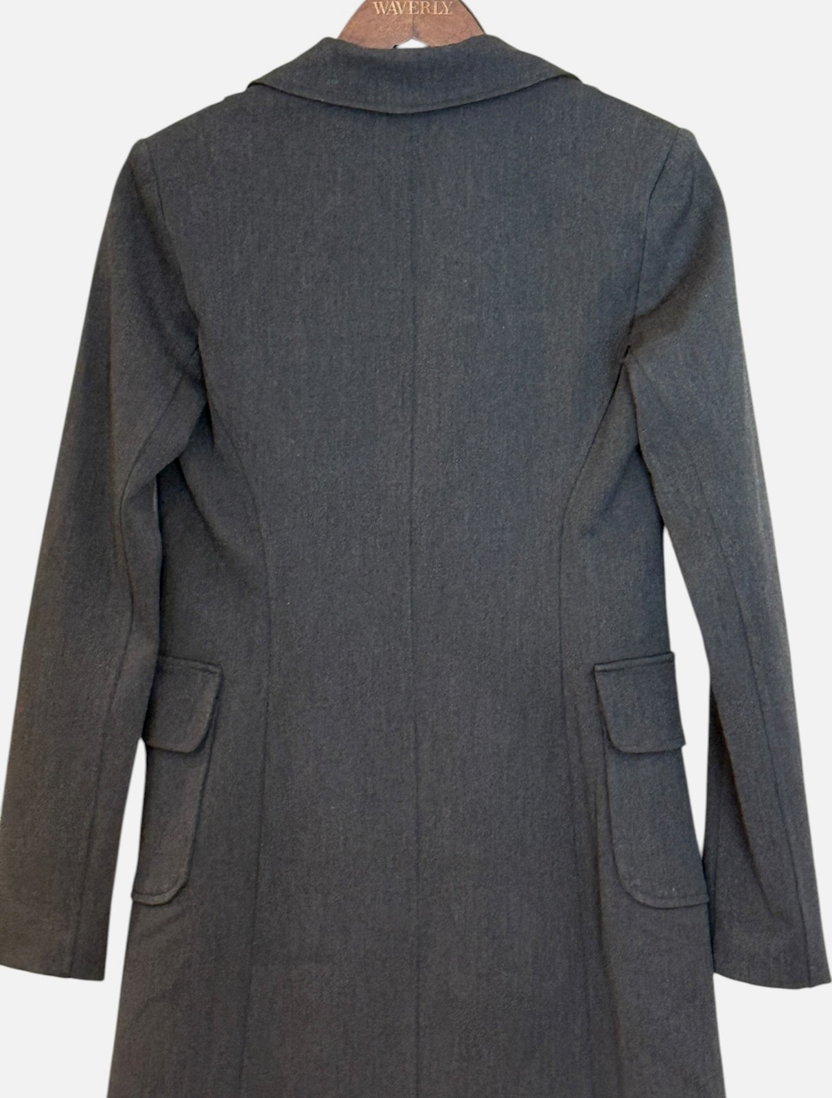 Cache Mirror Buttons Front Jacket Coat Gray Pink … - image 5