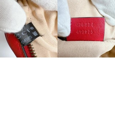 GUCCI Bag: GG Marmont 476434 Red W18H12.5D5cm w/dust bag strap