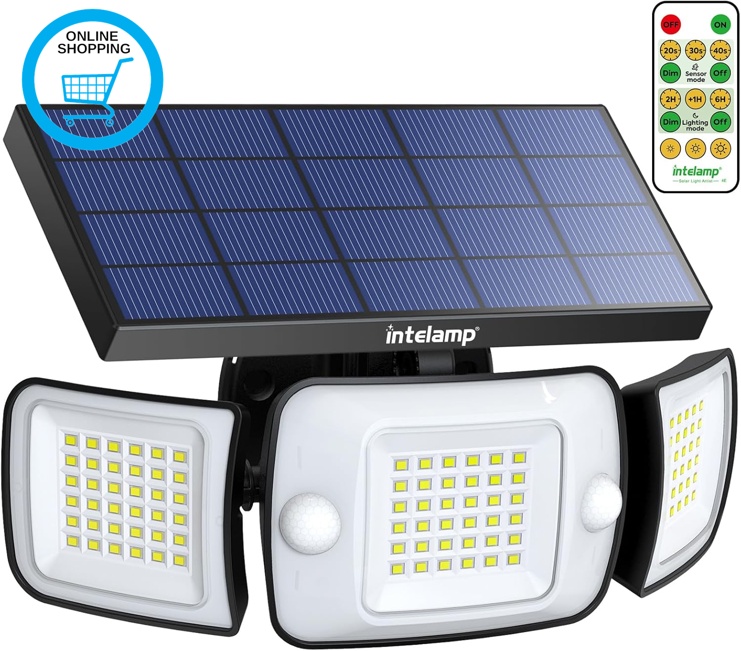 Solar Security Lights,Solar Motion Sensor Lights with Dual Sensors,Waterproof So