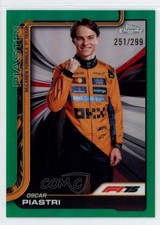 2025 Topps Chrome Formula 1 F1 Drivers Teal Refractor /299 Oscar Piastri #6 1k2m