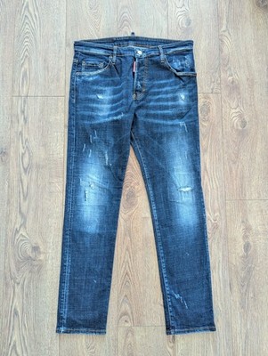 DSQUARED2 Tidy Biker Jean Canadian Label MadeInItaly Navy Men