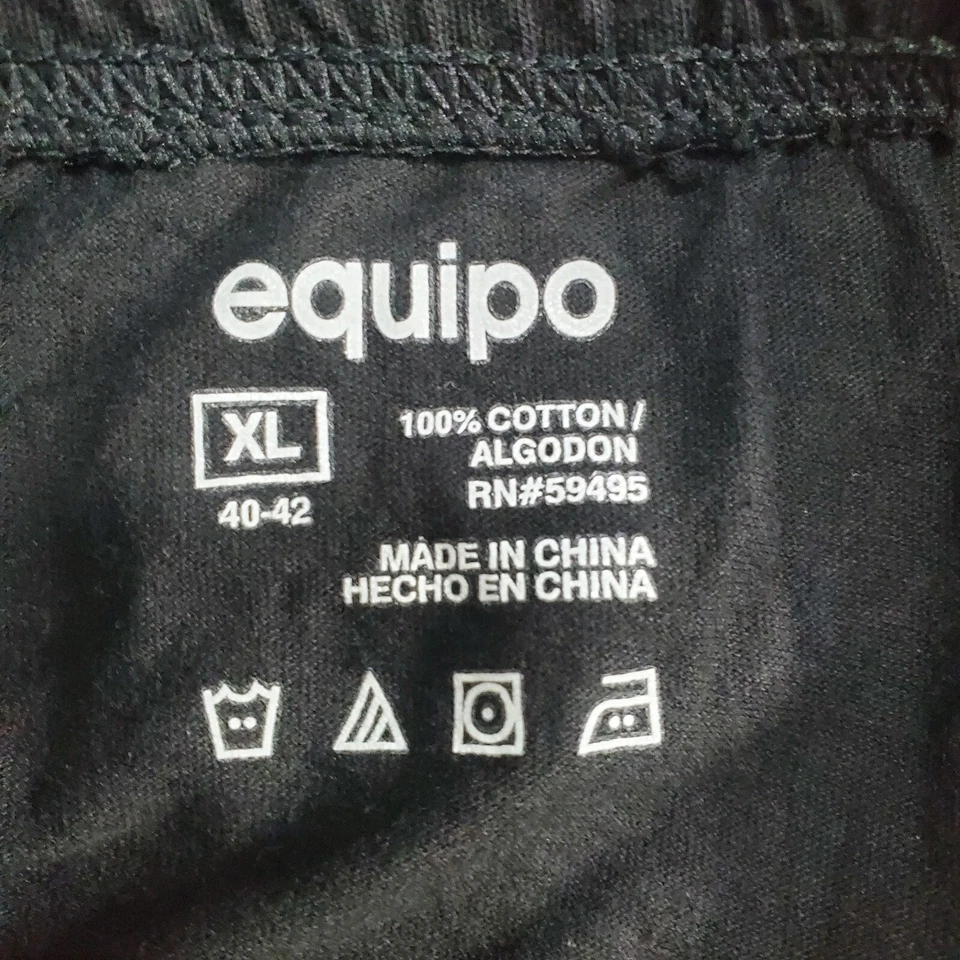 Equipo Men's Brief Comfort and Breathable 100% Cotton Extra Large Black - Image 2 of 4