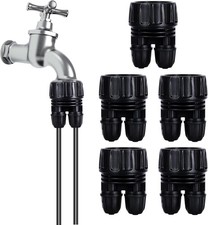 3/4'' to1/4'' Drip Irrigation Hose Adapter Drip Tubing to Faucet 2 Way 3/4"