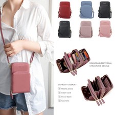 Small Crossbody Cell Phone Bag for Women Over Shoulder Handbag Purse w/Card Slot