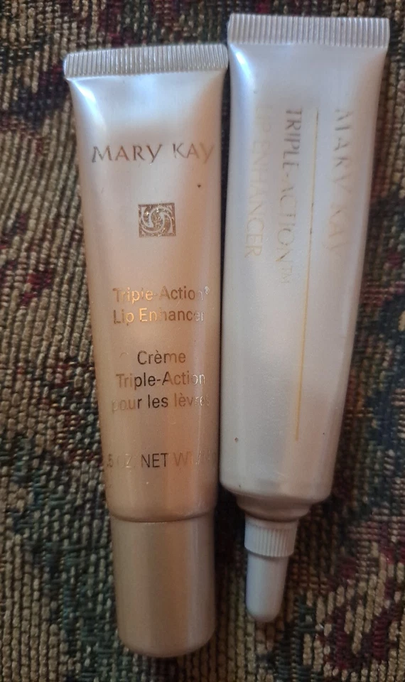 LOTE DE 2 PIEZAS POTENCIADOR DE LABIOS TRIPLE ACCIÓN Mary Kay .5 oz cada uno - Nuevo sin caja Foto 2 de 2
