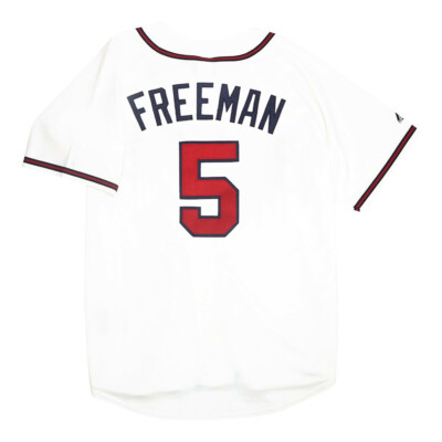 Freddie Freeman Atlanta Braves Home White Jersey Men's (M-2XL)