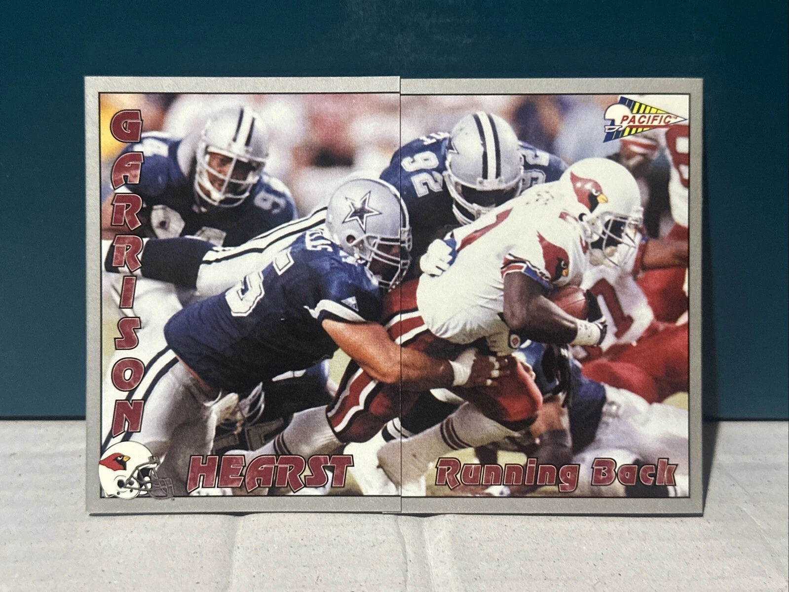 Vtg 1993 Pacific NFL Triple Folder Card #27 GARRISON HEARST RC SF UGA HOF NM/Mt