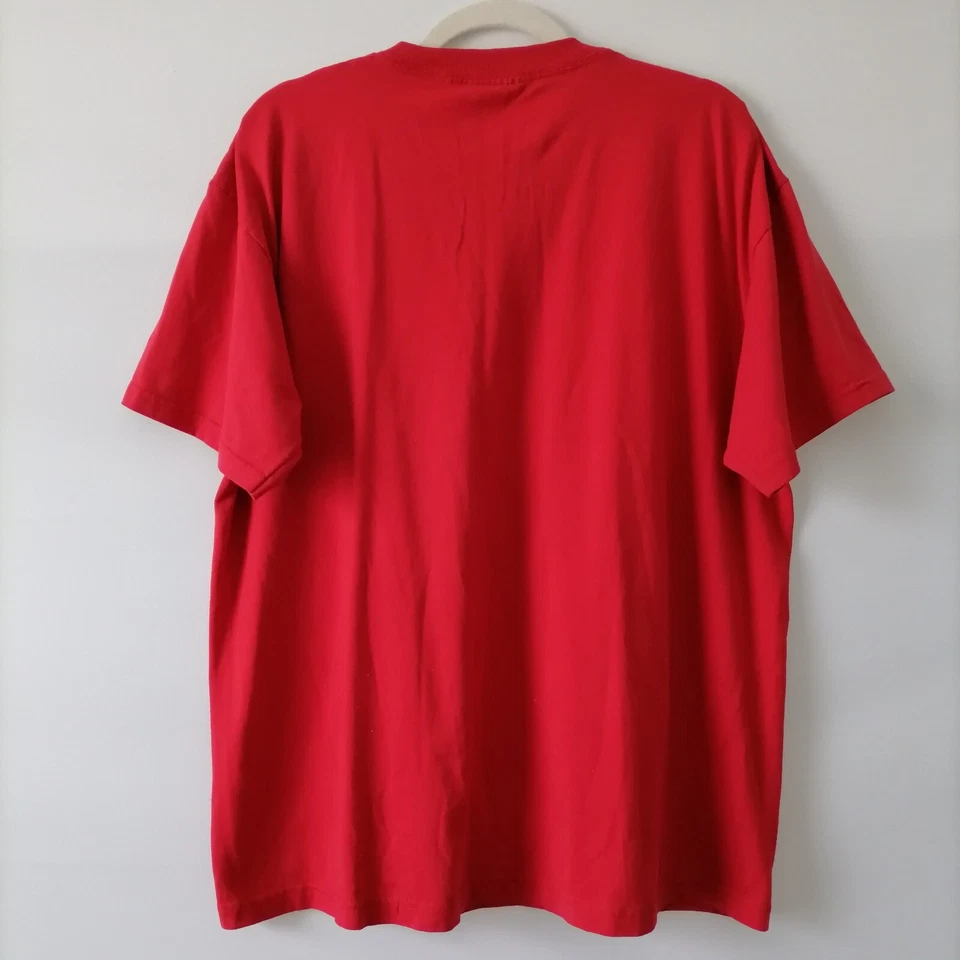 Camiseta gráfica Threadless Doodlebugs para hombre roja cuello redondo manga corta talla XL Foto 4 de 4
