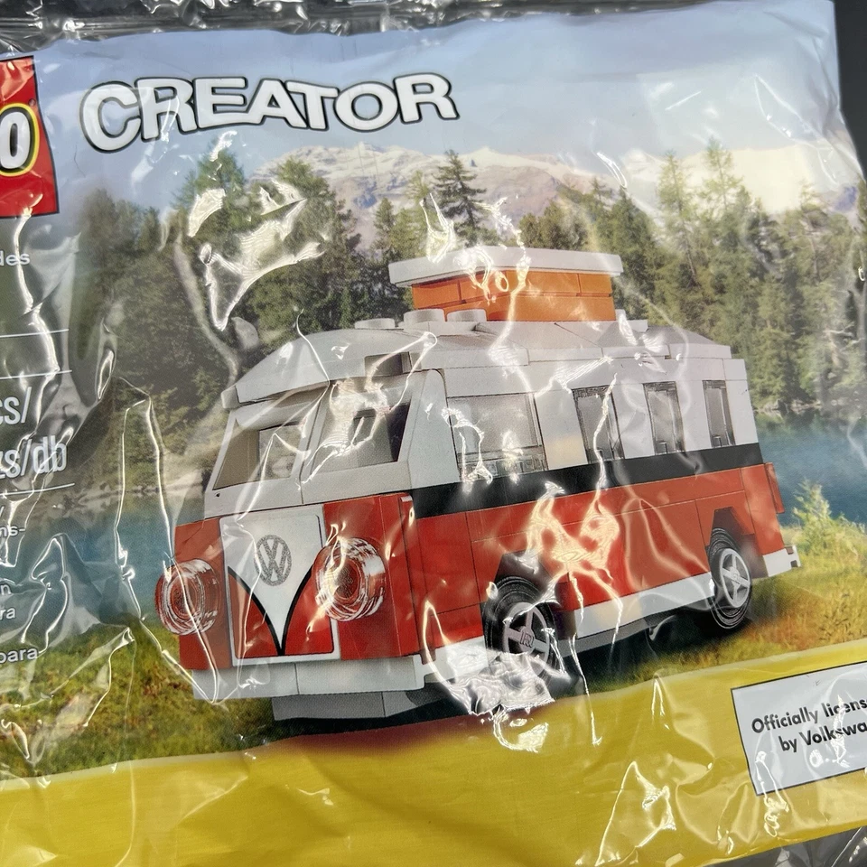 LEGO Creator 40079 VW Volkswagen T1 Camper Van Polybag NEW + SEALED 6039838 - Image 2 of 4