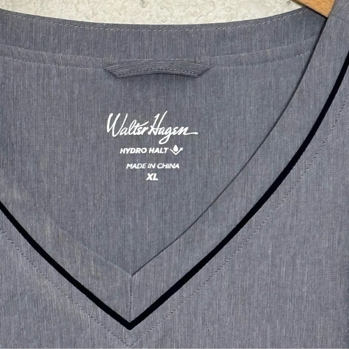 Walter Hagen Golf Hydro Halt Wind Breaker Rain Jacket Pullover V-neck. Men’s XL View 2
