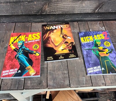 3 x Graphic Novels Kick Ass 1, 2 & Wanted paperbacks FREE P&P | eBay UK
