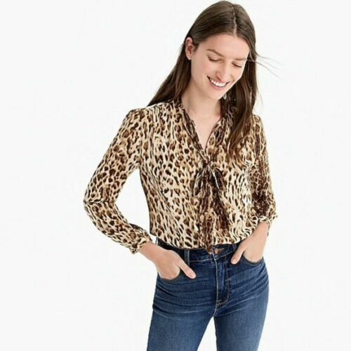 J.CREW Chiffon Top Blouse Long 