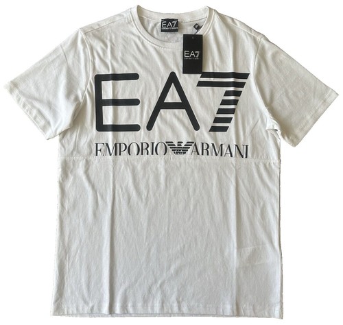 EMPORIO ARMANI Tシャツ 54125540 M Emporio Armani Men's White Short sleeve T-Shirt , Size M*L*XL*XXL