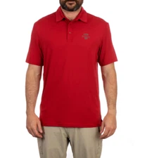 AFTCO Men's Wellington Performance Polo Shirt, Red (Chili) M64210 2XL