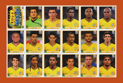 Brazil National Team - Panini FIFA World Cup 2010 stickers Brazil National Team - Panini FIFA World Cup 2010 stickers