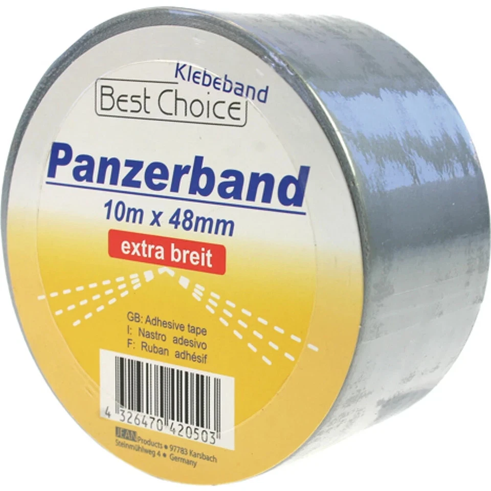 Panzerband Panzertape Gaffa Tape Gewebeband Klebeband Packband Silber