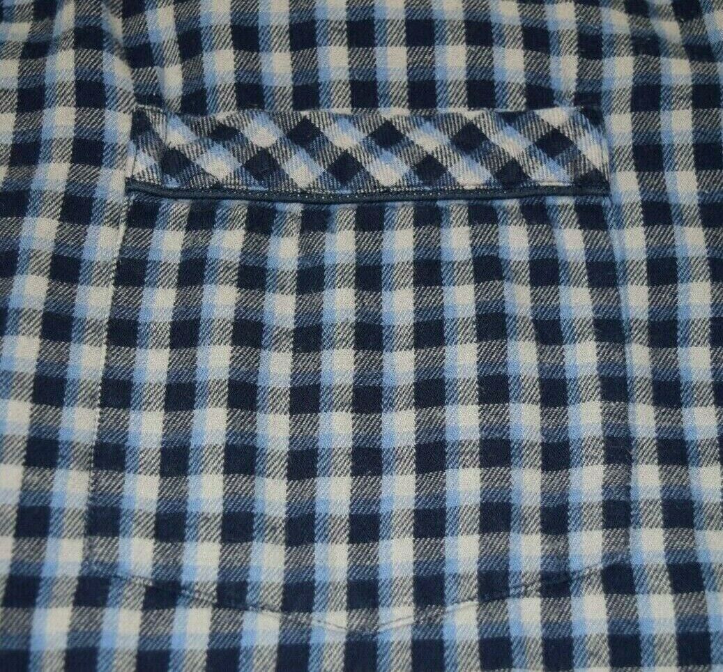 Pajama Shirt L/XL VTG 80s High Sierra Gingham Che… - image 4