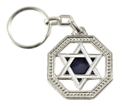 Schlüsselanhänger ''Davidstern'' Schutz Juwelisch Charm Anhänger Amulett Judaica 