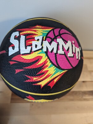 RARE Vintage 1994 Black Official Sunoco Gas Slammin' Jammin' Ultra 94 Basketball