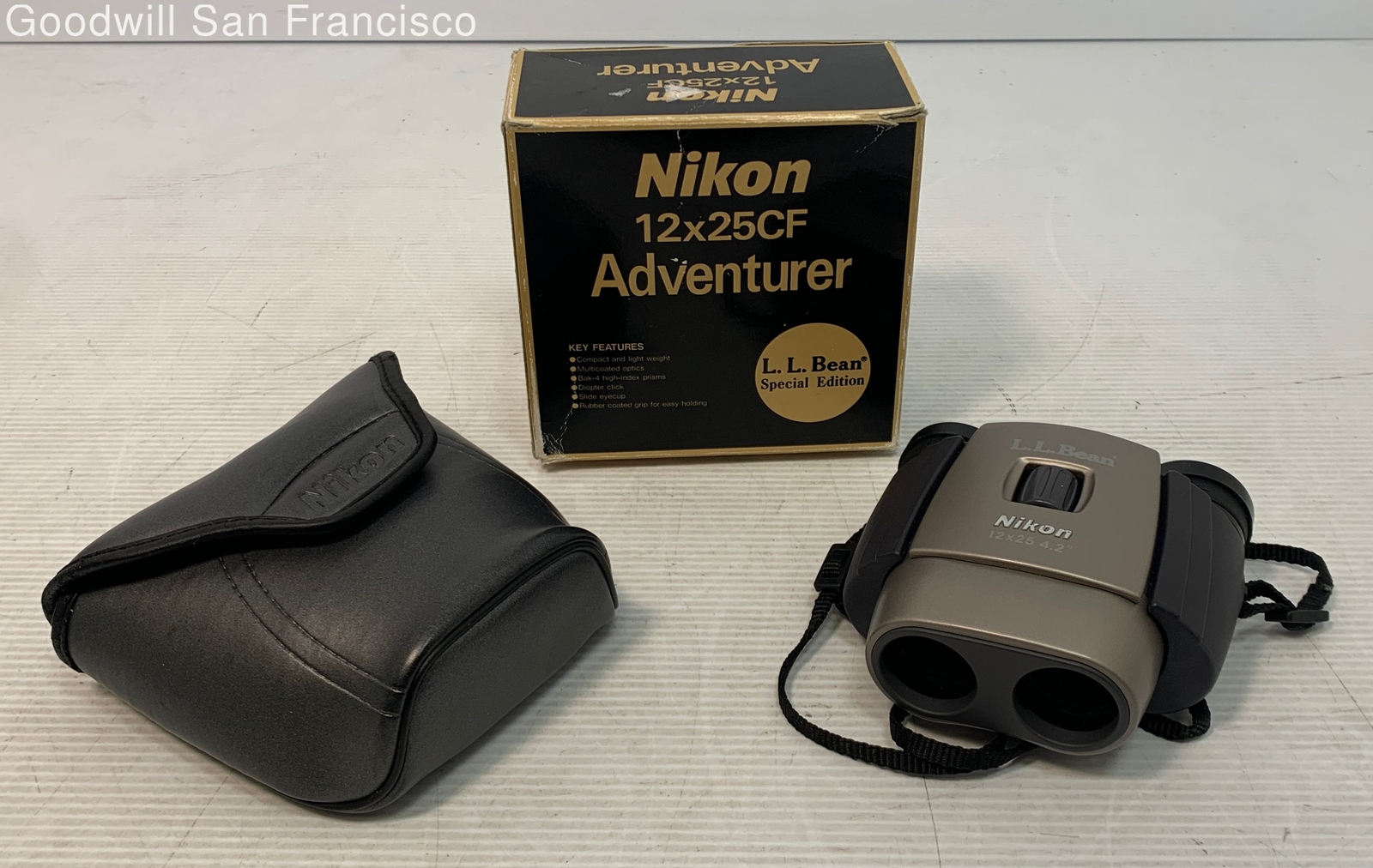 Nikon 12 X 25CF Adventurer Binoculars LL Bean Special Edition With Box And Case eBay