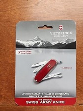 Swiss Army Red Classic Pocket Knife 7 Function Knife -0.6223-X107